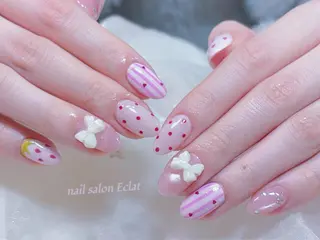 ネイル ネイルサロンエクラ 🫧Shizukaのネイルデザイン