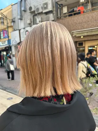 ショート カラー 🦖ミニボブ/ボブ /MOEKA🦕のヘアスタイル