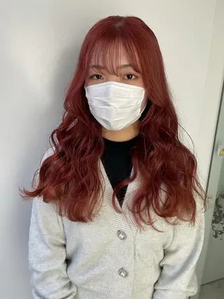 カラー 🎀ボブ+ハイトーン シュカ👶🏻のヘアスタイル