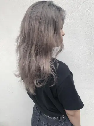 セミロング カラー SALOWIN三軒茶屋店所属・髪質改善/艶髪 やまなかのヘアスタイル