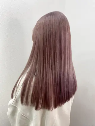 ロング カラー hair salon dot.tokyo color所属・MANAMI 🥀ウルフカットのヘアスタイル