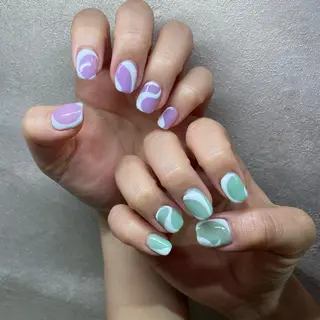 ネイル Amber21.所属・Nagahama Akariのネイルデザイン