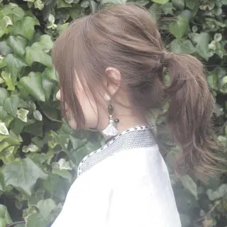 セミロング 🌸ハイトーン 新田 廉 🌸のヘアスタイル