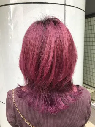 ミディアム カラー 千葉 洋平のヘアスタイル