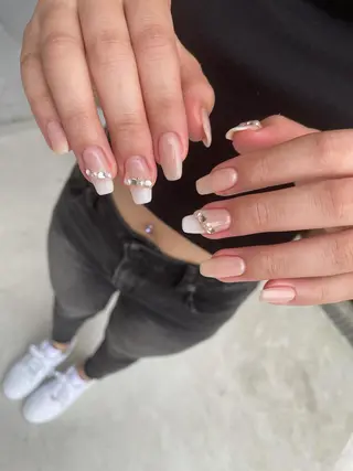 ロング カラー ヘアアレンジ キッズ ネイル マツエク・マツパ 福田 加奈のネイルデザイン