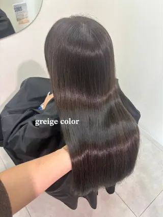 ロング カラー 広島/わかな/ヘア セット/オリーブのヘアスタイル