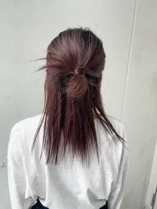 ミディアム カラー いなみね はるきのヘアスタイル