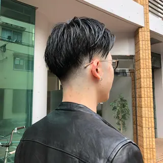 ショート カラー パーマ メンズ BRUNTJET所属・MAEDA MADOKAのヘアスタイル