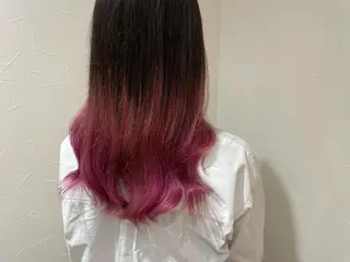 ロング カラー 絹村 健人のヘアスタイル