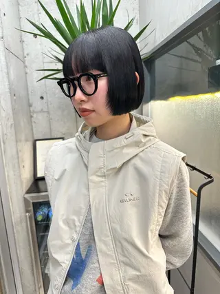 ショート ボブ/似合わせカット /ニュアンスカラーのヘアスタイル