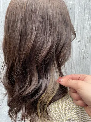 カラー 【店長】インナー指名 No.1戸塚優思のヘアスタイル