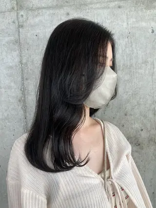 ミディアム カラー 横浜美容室／暖色系 michika🌹のヘアスタイル