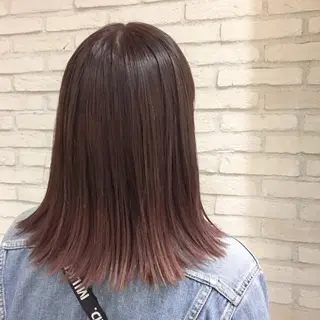 ミディアム カラー HAUS 片山みほのヘアスタイル
