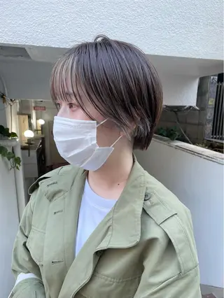 ショート カラー ヘアアレンジ SALOWIN原宿ash店所属・憧れの艶ハイトーンへ 🌙サイダサキのヘアスタイル
