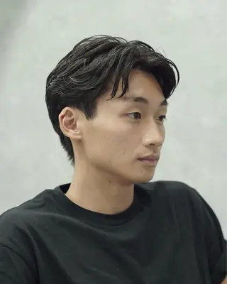 ショート パーマ メンズ GAKU /フェード /メンズ/難波のヘアスタイル