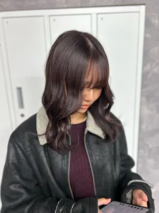 カラー 🧃暖色カラー/🪷 アレンジ/　yunaのヘアスタイル