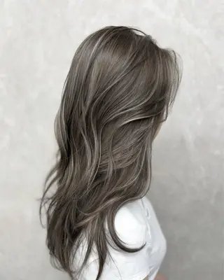 ロング カラー Ardore 韓国風カラー大阪のヘアスタイル