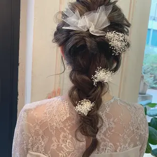 ヘアアレンジ 銀座🤍ボブ/ ミディアム/佐野夢美のヘアスタイル