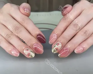 ネイル 神田 ココナッツのネイルデザイン