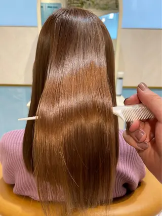 ロング Lond　luce心斎橋所属・✨縮毛矯正✨レイヤー ホウダカズヒロのヘアスタイル