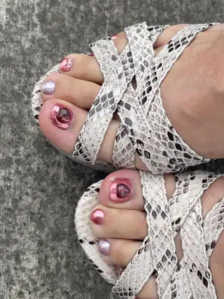 カラー ネイル Chérinail 爪のお手入れのネイルデザイン