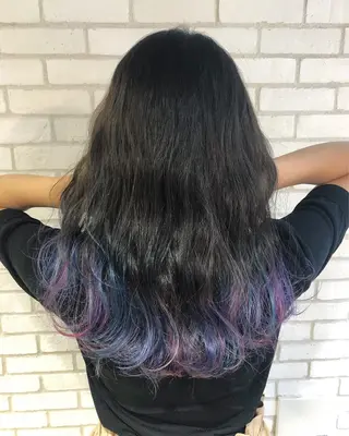 ロング カラー パーマ ヘアアレンジ メンズ キッズ ネイル マツエク・マツパ 新宿/髪質改善/ 美髪矯正✨浅江通友のヘアスタイル