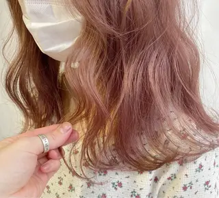 ミディアム カラー Piaコータロー ハイトーン&‪ボブのヘアスタイル