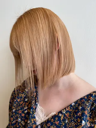 ショート カラー salowin渋谷kitaya park前所属・RIKA韓国ヘア/く びれヘア/上品カラーのヘアスタイル