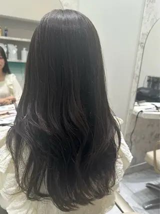 ロング カラー 韓国レイヤー✨ yasuko銀座のヘアスタイル