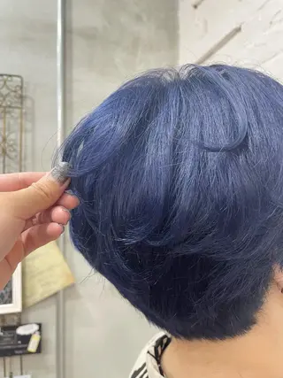 ショート カラー ヘアアレンジ 【ピンク/韓国ヘア/ ヘアセット】亜海のヘアスタイル