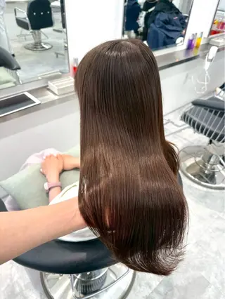 ロング カラー ParveMix 岡本えりかのヘアスタイル