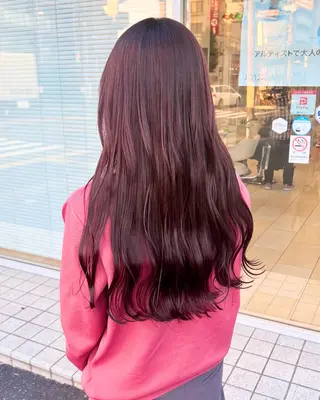 ロング しんた ようのヘアスタイル