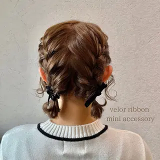 ミディアム ヘアアレンジ charm《銀座》 ヘアセット/縮毛矯正のヘアスタイル