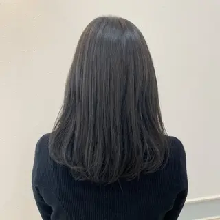 セミロング カラー 田村 奈緒美のヘアスタイル