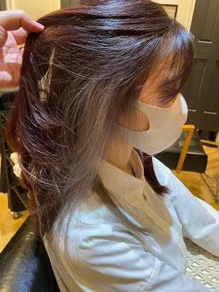 セミロング 大内田 凌馬のヘアスタイル