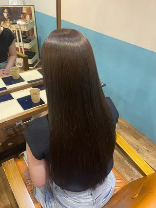 ロング カラー 透明感/ブリーチ/ 髪質改善💛miuのヘアスタイル