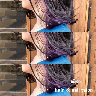ミディアム カラー ヘアアレンジ sōko   Hair&Nail Salon所属・🫧一気にあか抜け 🫧mayuのヘアスタイル