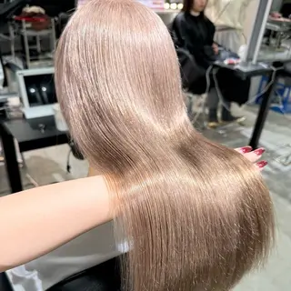 セミロング カラー 🎀ミルクティー/暖 色×レイヤー/マリアのヘアスタイル