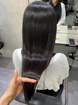 ロング パーマ SALOWIN梅田茶屋町店所属・ウルフレイヤーカット /チヒロのヘアスタイル