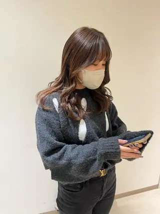 セミロング 鳳／美容室 chinaのヘアスタイル