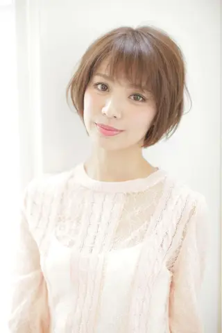ショート カラー パーマ エイト ウメダのヘアスタイル