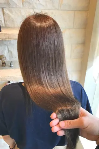 ロング カラー 土居 正季のヘアスタイル