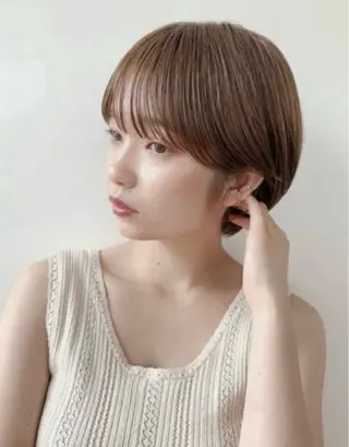 ショート 丸みショート/新宿 /みづき🐏のヘアスタイル