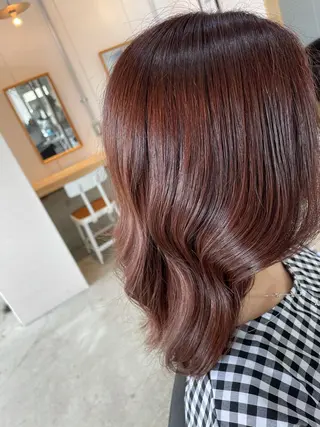 ミディアム カラー Agu  hair you所属・♡ yumaのヘアスタイル