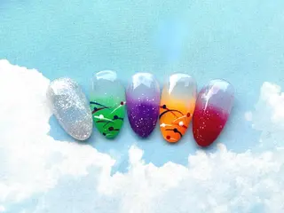 ミディアム ネイル T&A nailのネイルデザイン