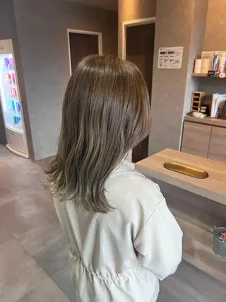 カラー 藤森結子/韓国ヘア/ パーソナルカラー診断のヘアスタイル