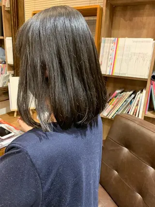 ミディアム 笠原 敦司のヘアスタイル