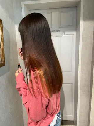 ロング カラー ナチュラル透明感🌱 小山美樹子のヘアスタイル