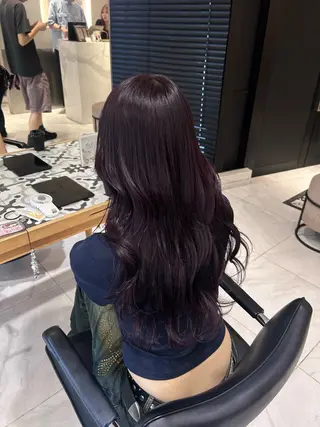 カラー miko🪽地毛風/ ハイトーン/レイヤーのヘアスタイル