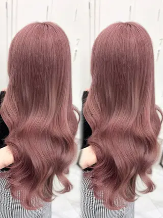 セミロング カラー 盛れる顔周り🤍渋谷 Risa🎀のヘアスタイル